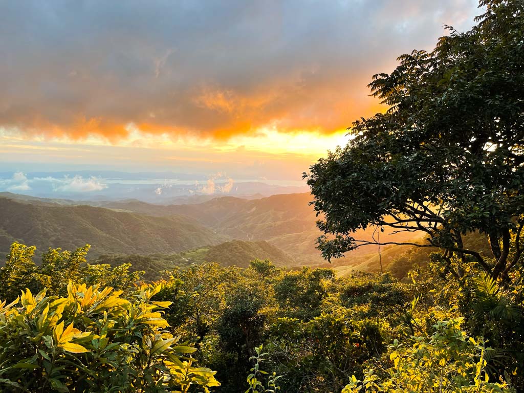 Sunset in Monteverde.