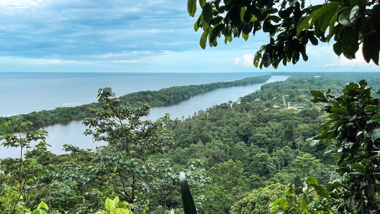 View of Tortuguero from inactive volcano Cerro Tortuguero