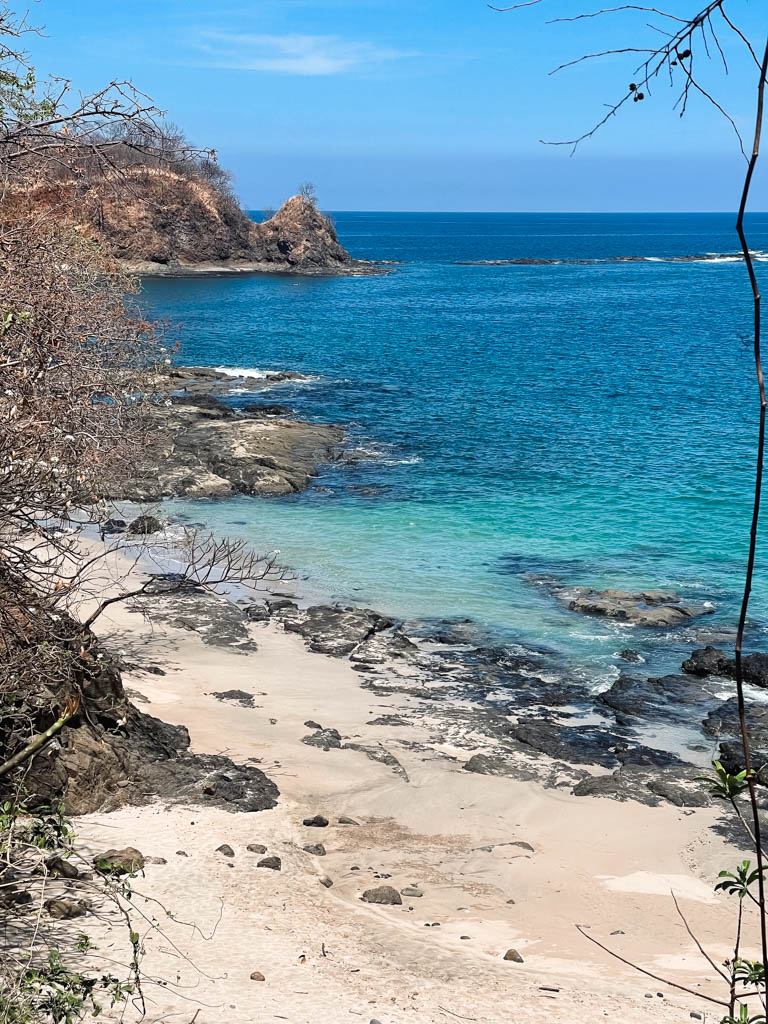 View of Playa Bonita while walking down the hill.