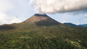 View of Arenal Volcano.