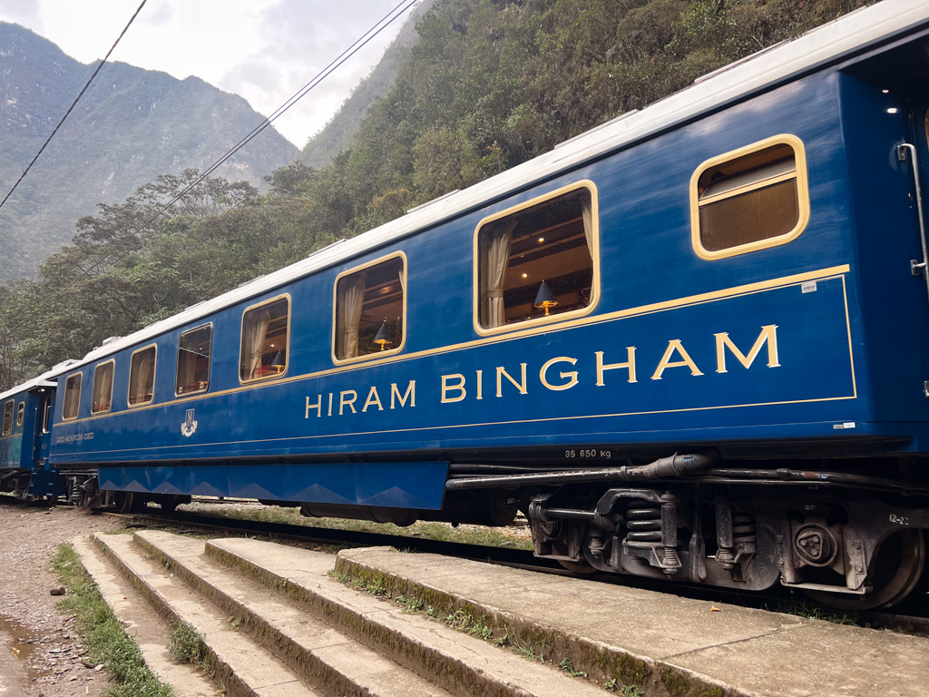 How to get to Machu Picchu - Peru rail's luxury train Hiram Bingham is one of the ways.