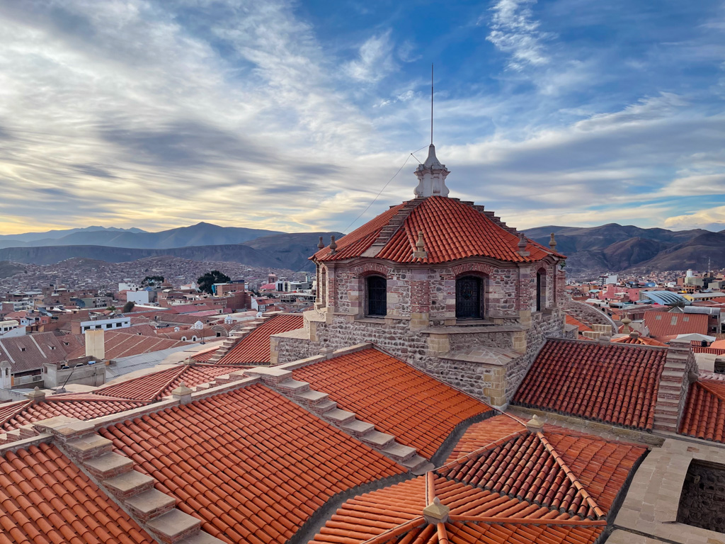 Is Potosi worth visiting? Our view from the bell tower of the Metropolitan Cathedral.