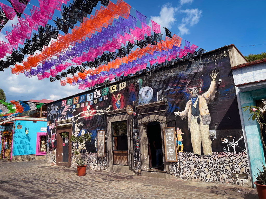 The beautiful Jalatlaco neighborhood of Oaxaca.