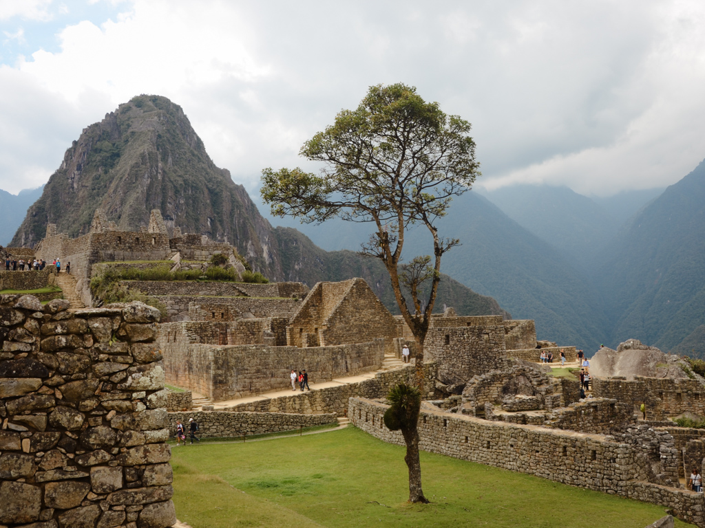 Exploring the urban areas of Machu Picchu citadel.