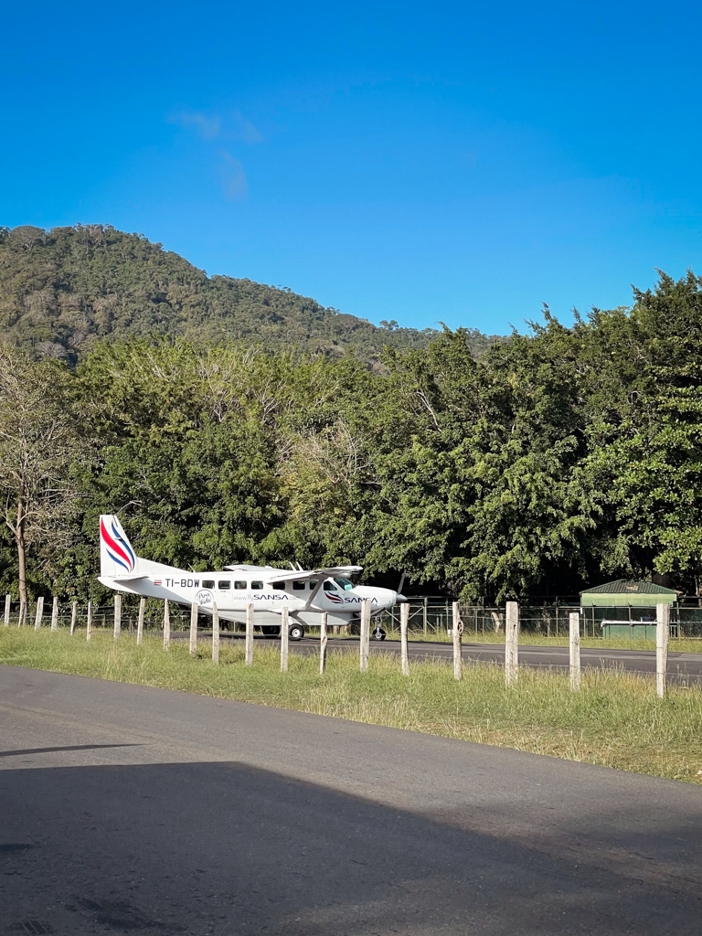 A Fly Sansa Plane in Costa Rica.